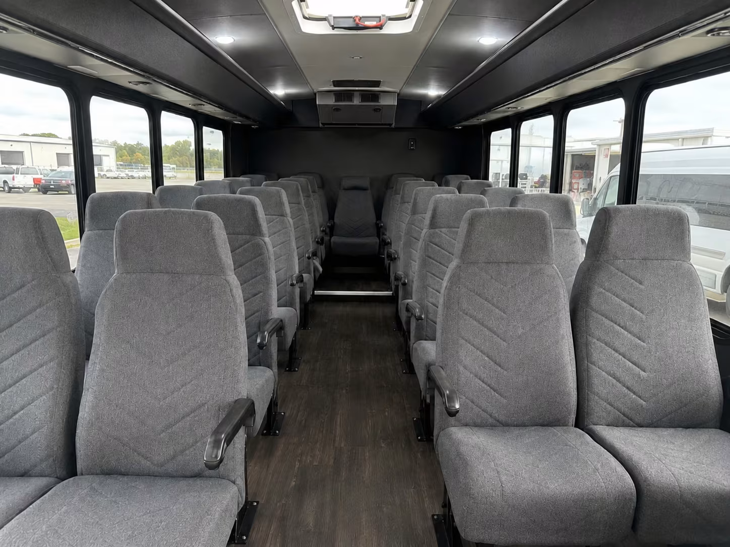 18 passenger minibus interior