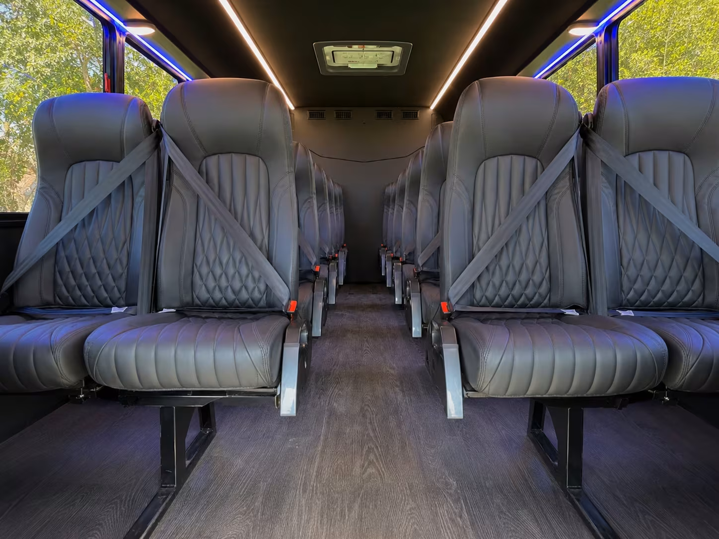 20 passenger minibus inside