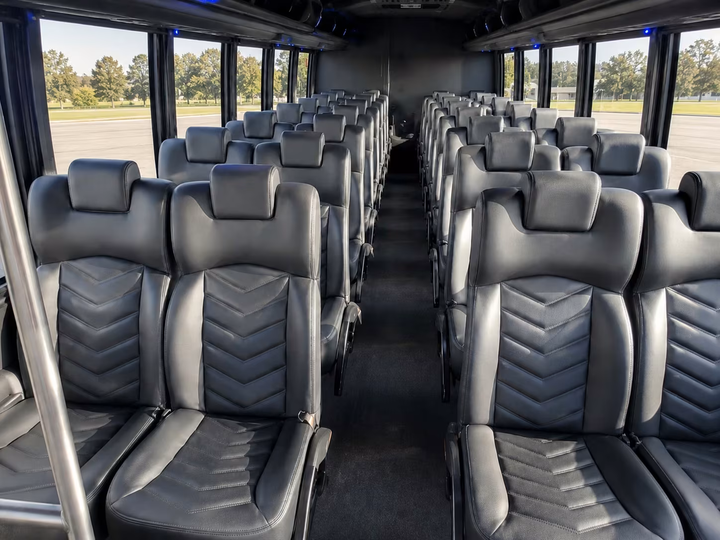 20 passenger minibus interior