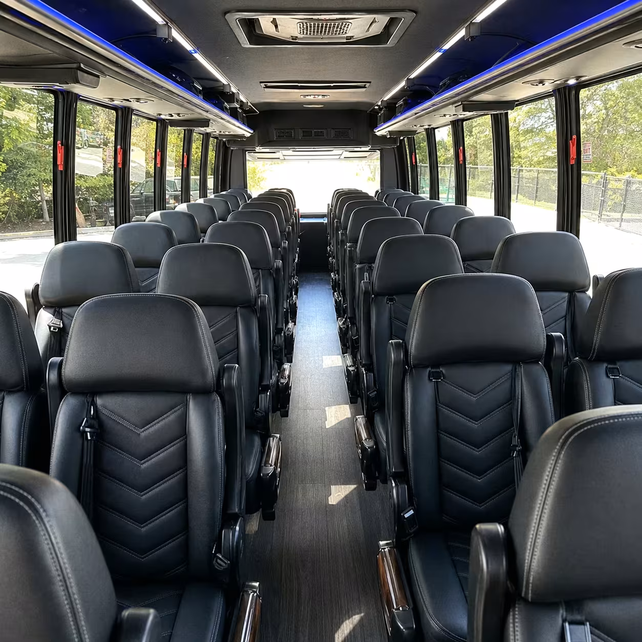 35 passenger minibus inside